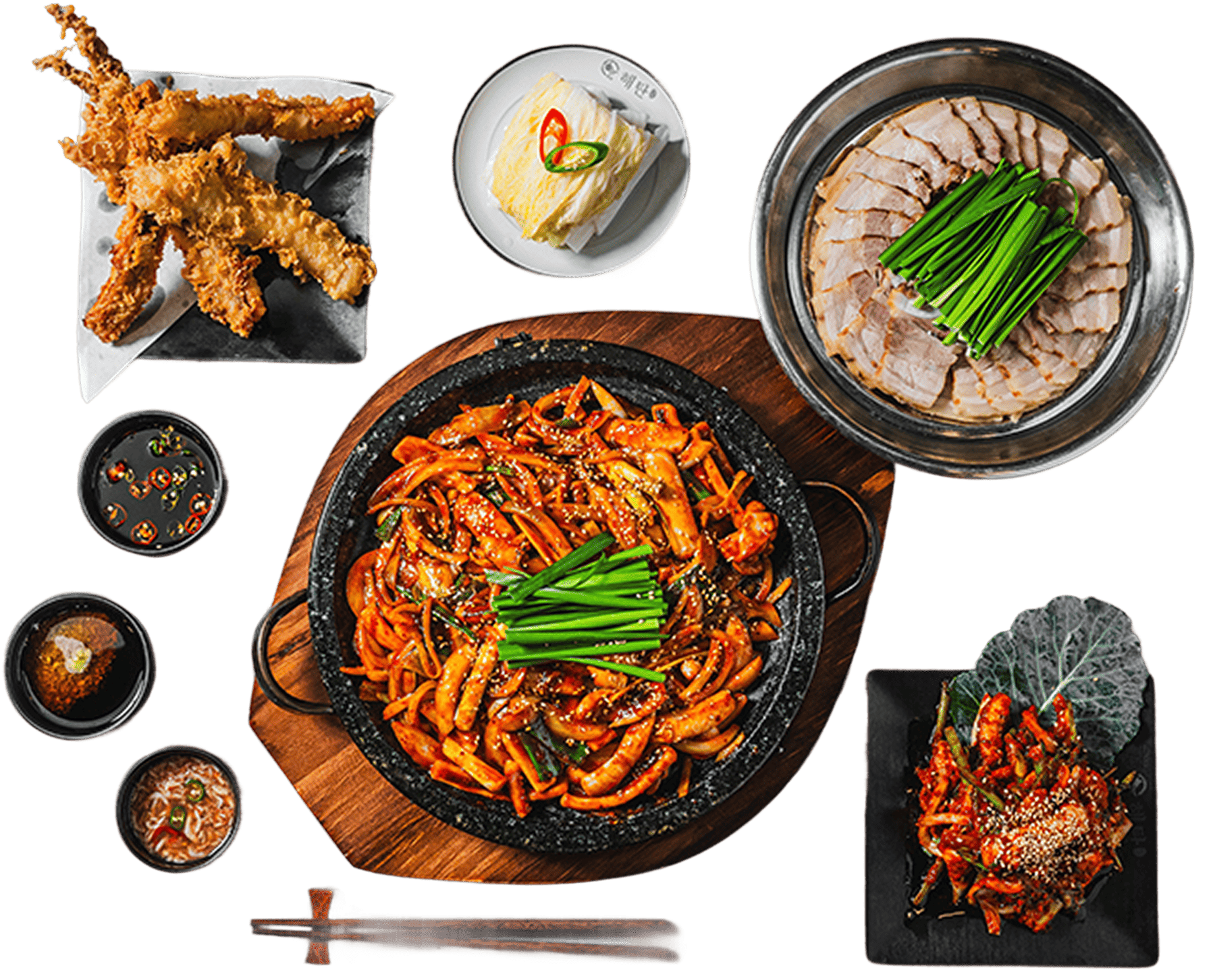 오징어요리전문점 해탄 한상